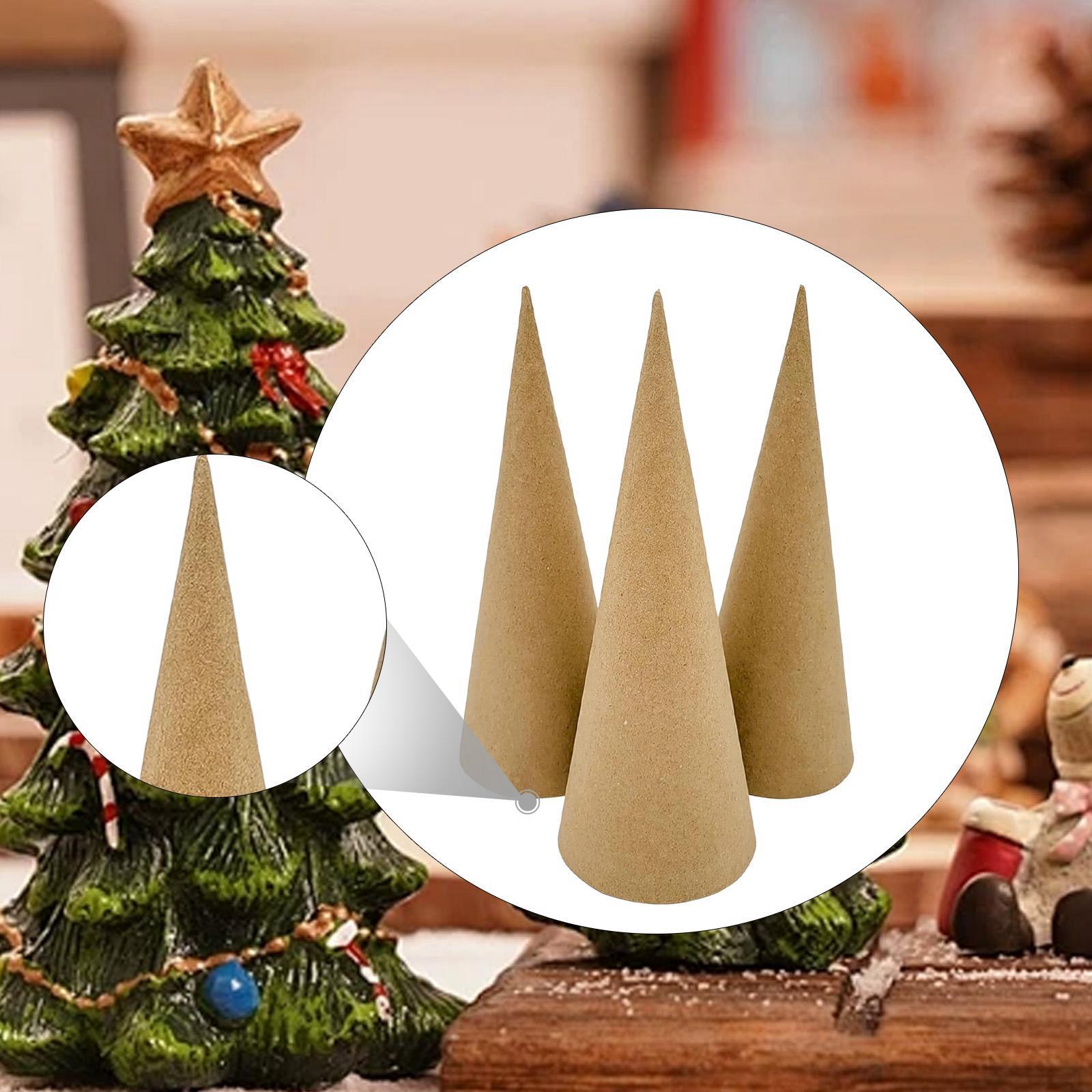 3x Paper Mache Cones, Open Bot - огляд і ціна Cotton Candy Cone