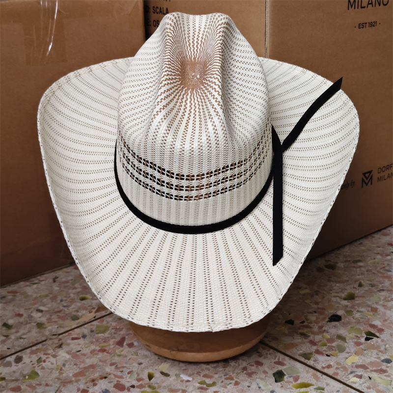 Cowboy Hat Colorful Rolled Cuf - огляд і ціна Paper Straw Color