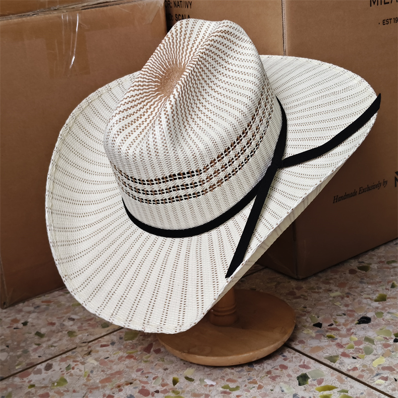 Cowboy Hat Colorful Rolled Cuf - огляд і ціна Paper Straw Color