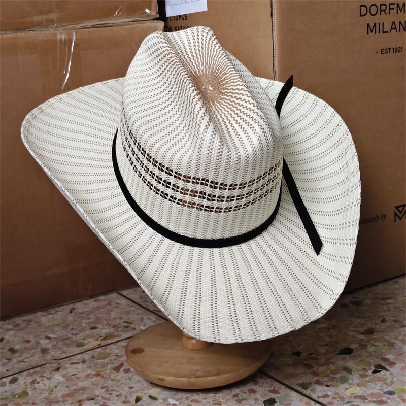 Cowboy Hat Colorful Rolled Cuf - огляд і ціна Paper Straw Color