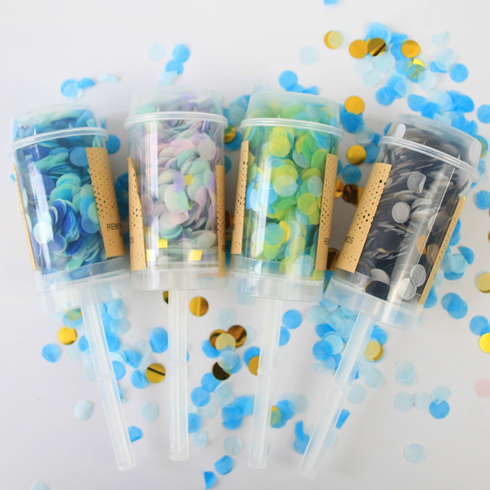 1Pcs Pastel Birthday Exploding - огляд і ціна Confetti Cannon Tube