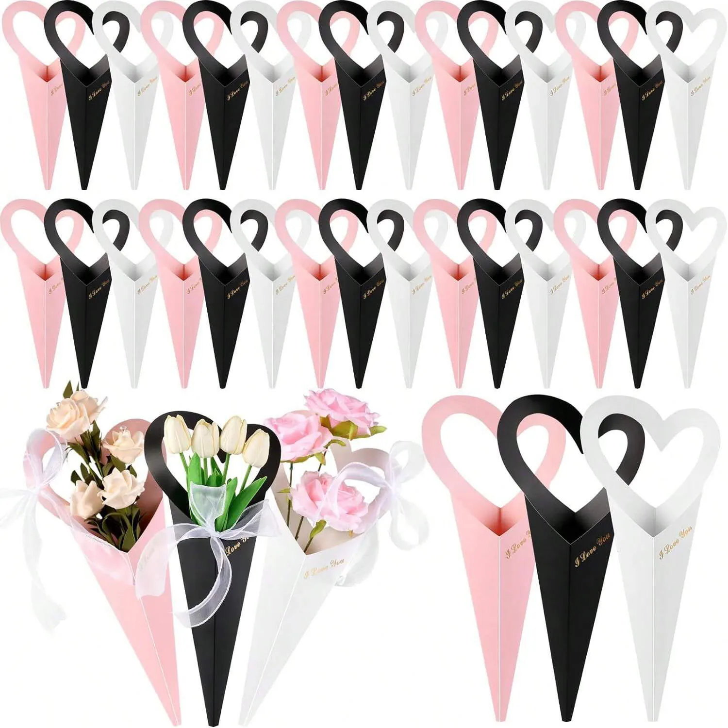 12/24/36pcs Bouquet Bag, Suita - огляд і ціна Cotton Candy Cone