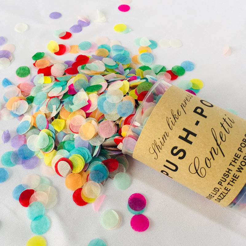 2pcs Multicolor Paper Scrap Fo - огляд і ціна Confetti Cannon Tube