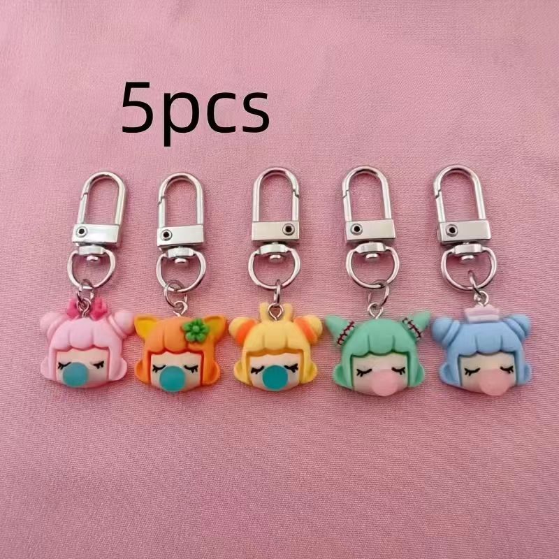 5pcs resin girl keychain, suit - огляд і ціна Party Favor Bag