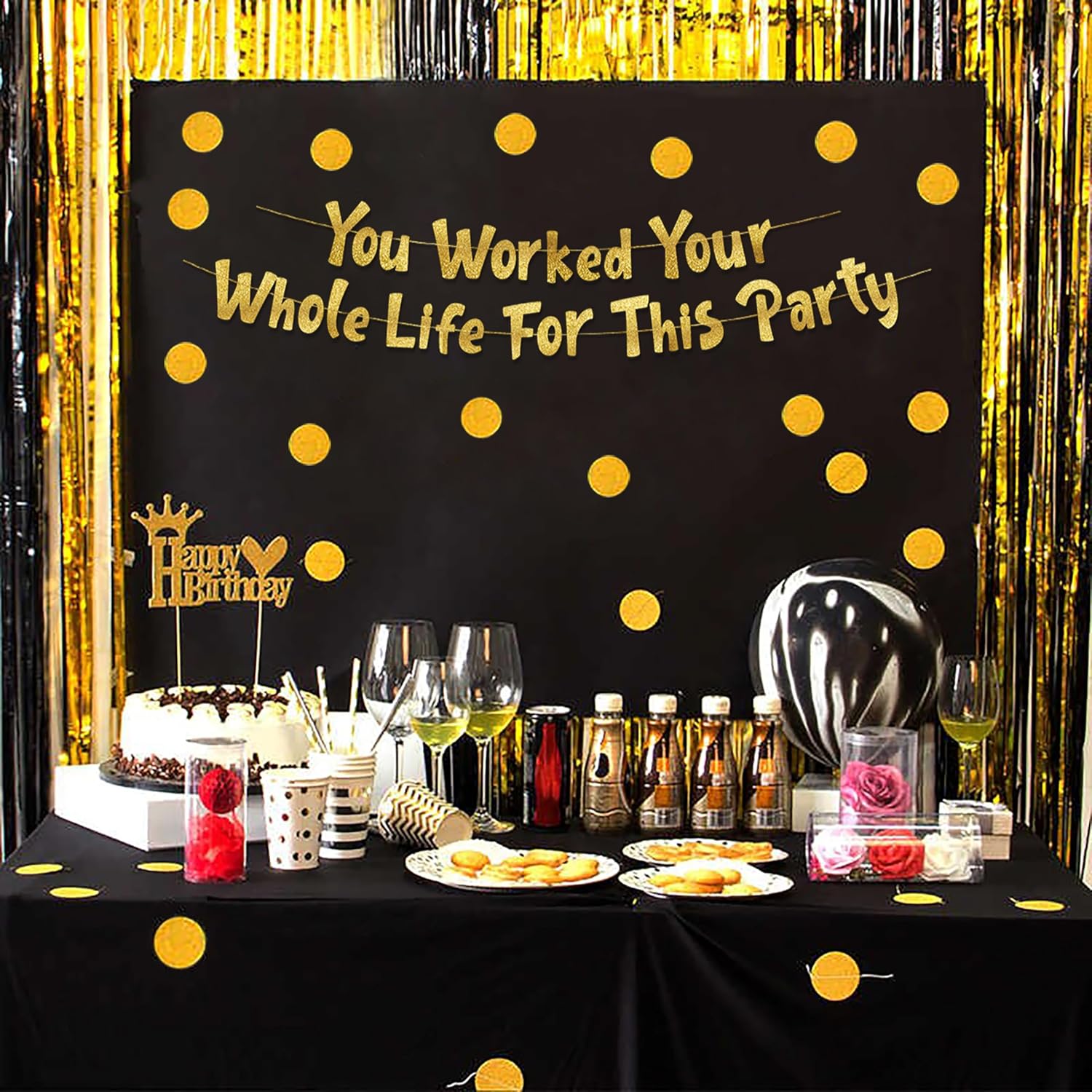 Retirement Party Decorations Y - огляд і ціна Party Banner Gold